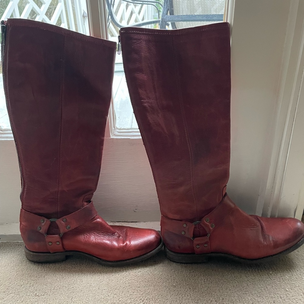 Frye Phillip Harness Tall Riding Boot